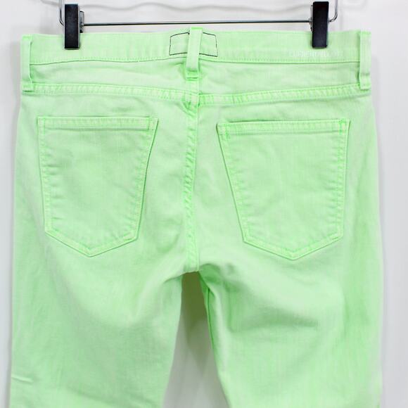 CURRENT / ELLIOT Lime Green The Stiletto Denim Skinny Jeans - Picture 9 of 11